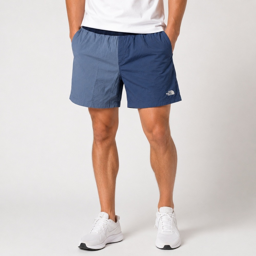 The North Face Class V Pull-On Shorts Mens XXL Blue Hiking 7" Inseam
